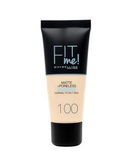 Maybelline Fit Me! Matte and Poreless Foundation 30ml – #100 Ivory