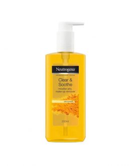 Neutrogena – Clear and Soothe Micellar Jelly Make-Up Remover, 200 ml